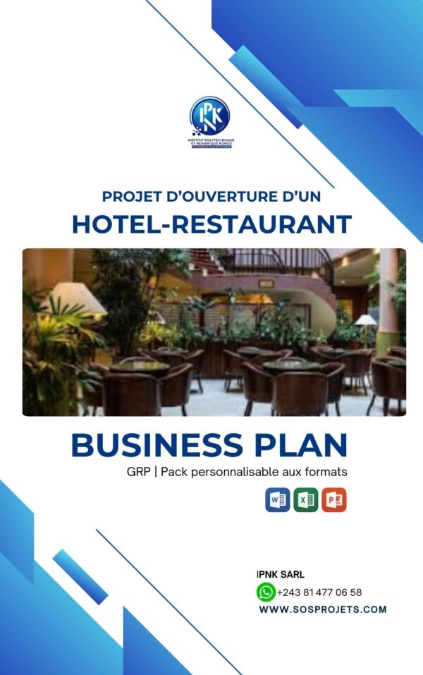 Business plan - Ouverture d'un Hôtel-Restaurant