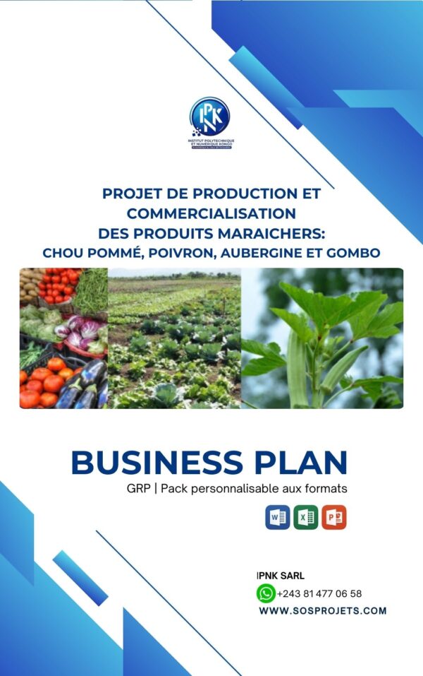 Business plan - Projet maraîcher: chou, poivron, aubergine et gombo